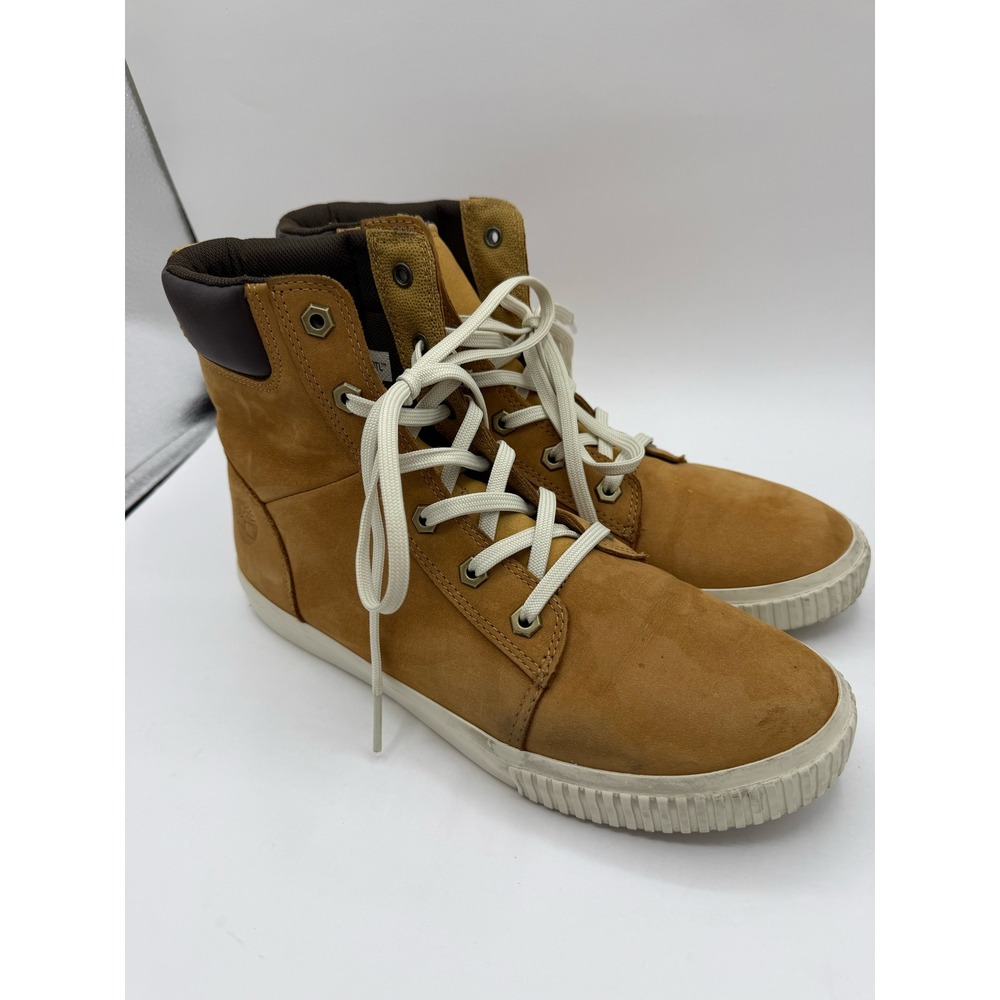 Timberland Skyla Bay Wheat Nubuck High Top‎ Sneakers Womens 9.5